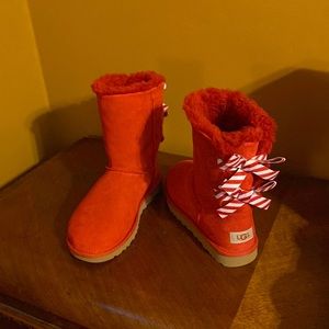 Red and white uggs Clearance